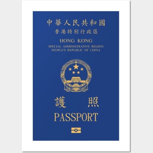Hong Kong passport Posters and Art